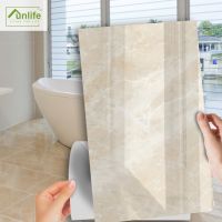 【LZ】 Funlife[R] NOUVELLE MAISON SERIES[TM] 30x60cm Light Cream Marble Waterproof PVC Floor Sticker For Tile Kitchen Bathroom Decor