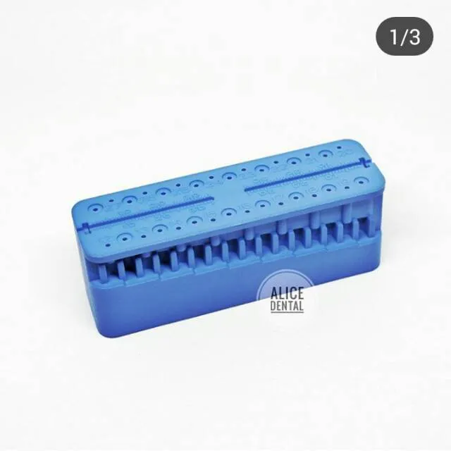 Endo block / endo ruler dental gigi measuring file holder endodontic