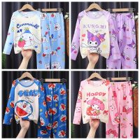 Sleepwear Girls Clothing Children Lounge Wear baju tidur budak Korean Pajama set