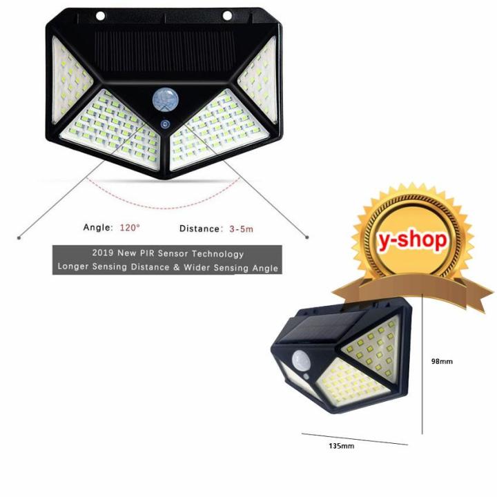 hotลดราคา-solar-motion-sensor-light-100-led-3-โหมด-ไฟออก4ทาง-ไฟติดผนังโซล่าเซลล์พลังงานแสงอาทิตย์-เซ็นเซอร์-ที่ชาร์จ-แท็บเล็ต-ไร้สาย-เสียง-หูฟัง-เคส-airpodss-ลำโพง-wireless-bluetooth-โทรศัพท์-usb-ปลั๊