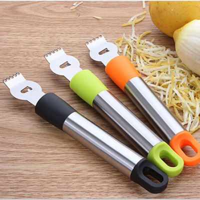 20211Pc Stainless Steel Lemon Peeler Gadgets Lime Citrus Scraper Lemon Orange Apple Fruit Peeling Wire-scraper Easy To Clean Peelers