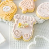 Cake Decoration Tool Princess Happy Birthday Cake Cookie Press Stamp Embosser Cutter Acrylic Fondant Sugar Craft Cake Cutter