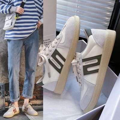 White shoe female ins tide restoring ancient ways in the spring of 2022 new sport casual shoes sandals with flat GanDeXun o shoes