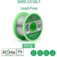 【hot】۩┅ 50g Lead-free Solder Wire Tin wire 0.5/0.6/0.8/1.0 mm Unleaded Rosin for Electrical