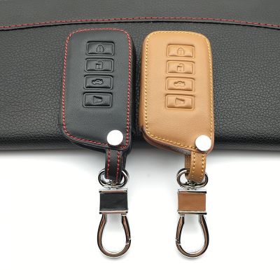 ♠ 4 Button car key case car-covers For Lexus ES350 IS250 GS350 GS450h RC350 NX200T NX300h LX570 Key cases protect shell Car wallet