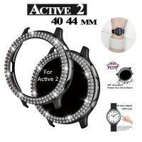 เคสเพชรสำหรับนาฬิกา Samsung Galaxy Active 2 40 44Mm Galaxy Watch Active 2แท่งกันชนป้องกันเต็มจอ