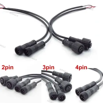 2x DC Male 12V Connector Cable 5.5x2.1mm Camera LED Power Supply Spotlight