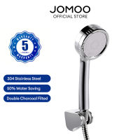 JOMOO S130011-2B01-1 หัวฝักบัวเรนชาวเวอร์แรงดันสูงสแตนเลสป้องกันสนิมพร้อมฟังก์ชั่นกรองถ่านไม้ไผ่ โครมเมี่ยม