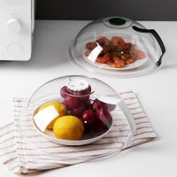 【CW】 1PC Microwave Cover Oven Food Accessories Transparent Anti Sputtering Household Color