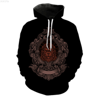 Diablo Style Mens Clothing Animal Illustration Mens Hoodies Sweatshirts Teens Hip Hop Fashion Unisex Pullover Streetwear Tops Size:XS-5XL