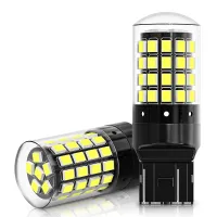 (Premium car)1X CanBus S25 1156 BA15S P21W LED 1157 BAY15D P21/5W หลอดไฟ T20 LED 7440 W21W W21/5W หลอดไฟ Led สำหรับไฟเลี้ยวรถ12V สีขาว