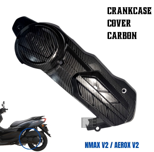 Crankcase Cover Carbon for Nmax v2 / Aerox v2 Lazada PH