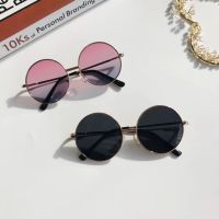 Retro Round Sunglasses Children 2-8 Years Old Baby Glasses British Style Metal Sun Sunglasses Visor Mirror Uv400 Cycling Sunglasses