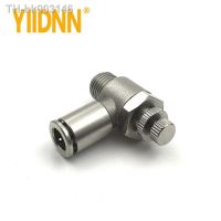 ▬ Pneumatic Fitting Nickel Plated Brass Copper Material quick-screw joint throttle SL regulating valve SL4/6/8/10/12 Air Connector