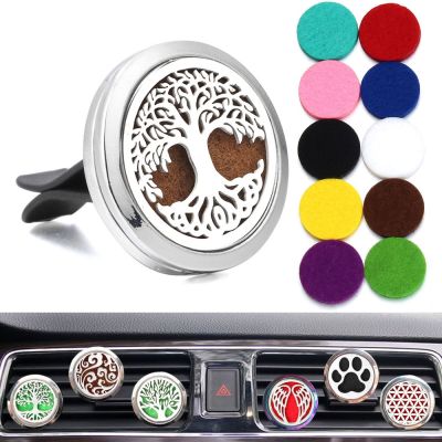 Aromatherapy Jewelry Car Perfume Diffuser Pendant of Pendants Clip Vent