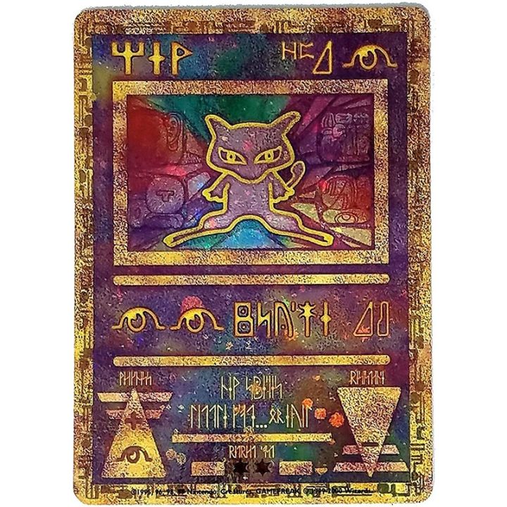 anime-pokemon-ancient-weries-gold-cards-collection-card-ancient-mew-promos-collection-toys-for-children