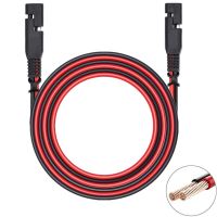 Battery Charging Cable SAE TO SAE 12V-24V Quick Disconnect Extension Cable 2Pin With Dust Cap DC Connection Cord Plug 4 6 10 FT