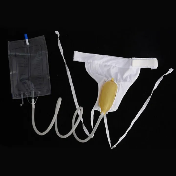 1000ml Wearable Urinal Bag Latex Portable Leak Pee Urine Bags Capacity