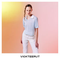 VICKTEERUT (ราคาปกติ 7,150-.) Re-Edition Flat Collar Short Sleeve Blouse เสื้อแขนสั้น คอปก