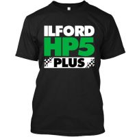 ผ้าฝ้ายแท้เสื้อยืด พิมพ์ลายมังงะ Ilford Hp5 Plus คุณภาพดี สําหรับผู้ชายS-4XL  P0WR