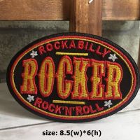 Rocker วงร็อค ตัวรีดติดเสื้อ อาร์มรีด อาร์มปัก ตกแต่งเสื้อผ้า หมวก กระเป๋า แจ๊คเก็ตยีนส์ Hipster Embroidered Iron on Patch