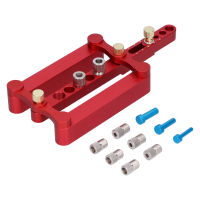 Handheld Woodworking Doweling Jig Drill Guide Wood Dowel Drilling Hole Saw Kit