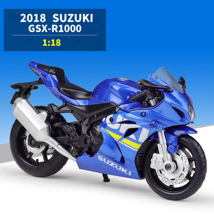 1-18-suzuki-gsx-r1000ล้อแม็ก-d-iecast-กีฬารถจักรยานยนต์รุ่นสามารถทำงานได้-shork-absorber-ของเล่นสำหรับของขวัญเด็กของเล่นคอลเลกชัน