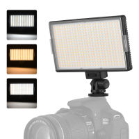 LED-416 LED Video Light On-Camera Photography Light Panel 416pcs Light Beads 3200-5600K Dimmable for Studio Video Live Streaming