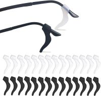 10 Pairs Top Quality Silicone Anti-slip Holder for Glasses Accessories White/Black Ear Hook Sports Eyeglass Temple Tip Stoppers