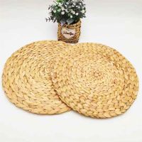 【CW】 2022 NEW Woven Placemat Table Round Braided Resistant Hot Insulation Anti-Skidding Cuisine Coaster