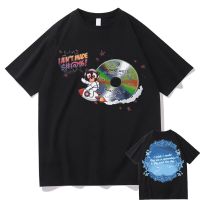 Rapper Kanye West Tee I Wish I Could Buy Me A ship and Fly Past The Sky Little Bear Cd Graphic T-shirt Men Hip Hop Tshirt XS-4XL-5XL-6XL