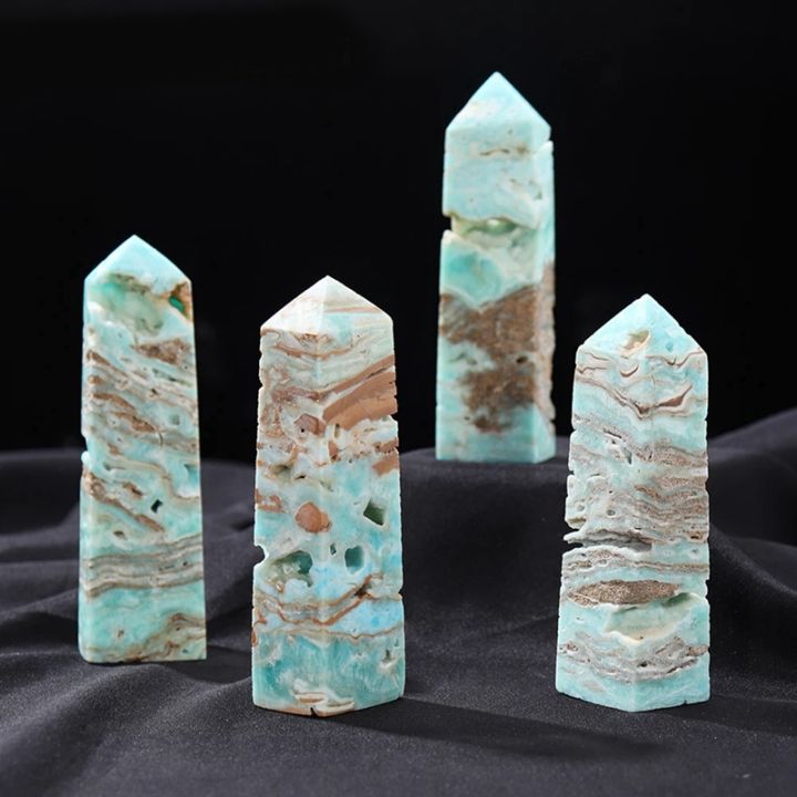 2x-natural-hemimorphite-point-mini-crystal-wand-caribbean-calcite-tetrahedral-column-energy-decoration-30-50g