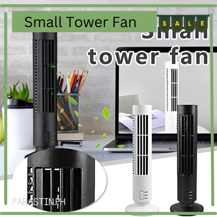 Tower Electric Fan USB Bladeless Fan Mini Vertical Air Conditioner