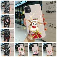 ☒▪✇ Case Cartoon Painted Cover For Xiaomi Redmi 4 4A 4X 5 5A 6 6A 7 8 8A 9 9A 9i 9AT 10X Pro Cute Christmas fawn Silicone Phone Bag