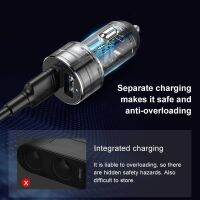 NK ส่งฟรี Baseus ที่ชาร์จในรถ 100W 3.1A Max ที่ชาร์จเสียบที่จุดบุหรี่ รองรับ 12v-24v Dual USB Car Charger อุปกรณ์เสริมรถยนต์ อุปกรณ์ตกแต่งรถยนต์