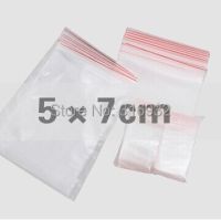 Zipper top bag 500pcs Ziplock bag 5*7cm Reclosable Clear opp seal bags Food Storage Dispensers