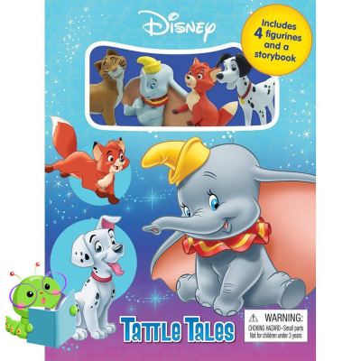 ส่งฟรี ! หนังสือนิทานภาษาอังกฤษ TATTLE TALES: DISNEY ANIMALS - พร้อมโมเดลตุ๊กตา 4 ตัว