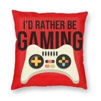 xzx180305   คนรักเกม Gamepad สแควร์ Pillowcover ตกแต่งวิดีโอเกม Gamer Controller Cushions โยนหมอนสำหรับห้องนั่งเล่นสองด้าน