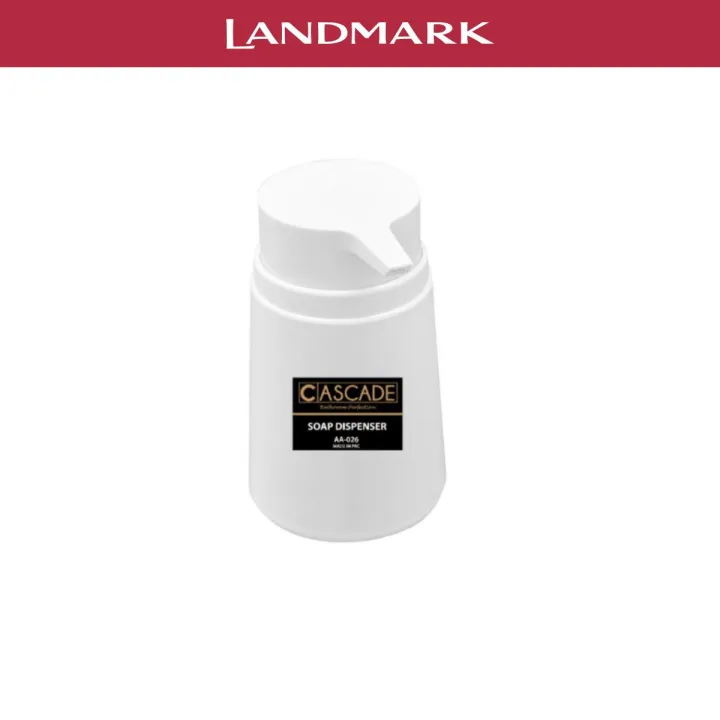 Cascade Soap Dispenser ABS 8 x 8 x 13.5cm Lazada PH