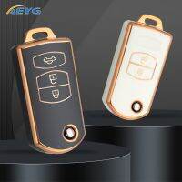 【Wrist watch】 Fashion Car Flip Cover 3 5 6 RX8 MX5 2 Buttons Keyless Protector Fob Accessories ！