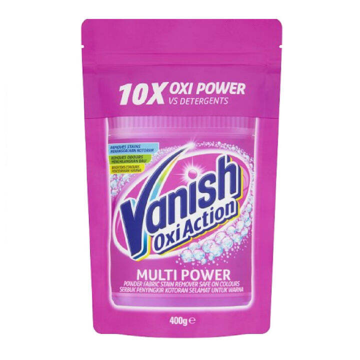 Vanish Stain Remover Powder Refill Pink 400g Lazada
