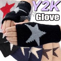 【hot】卍✤  1 Knitted Woolen Gloves Fashion Mens Womens Half Warm Five Pointed Star Fingerless