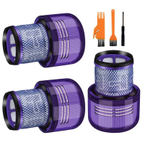 2 set Replacement Filters for Dyson V11 V15 SV14 Vacuum Cleaner Accessories Washable Filter+Cleaning Brush