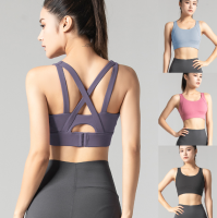 ✨รุ่นใหม่✨(YOGA-630) Sport Bra เสื้อบรากีฬาใส่ฟิตเนส ออกกำลังกาย ใส่กระชับ มีฟองน้ำ ทรงสวย ผ้านิ่มใส่สบาย