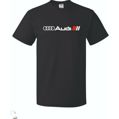 Audi graphic cotton O-neck T-shirt for men