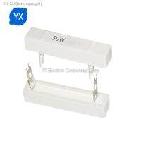 ♦❁✹ 2PCS 50W Ceramic Cement Power Resistor 0.1 1K 0.2 0.22R 0.33 0.5 1 1.5 2 2.5 3 4 5 6 8 10 16 20 25 30 80 100 200 250 300 1k Ohm