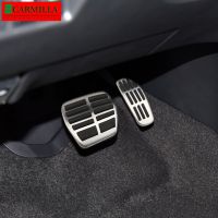 Carmilla Stainless Steel Car Pedals for Renault Duster 2019 2020 2021 AT MT Gas Brake Pedal Pads Cover