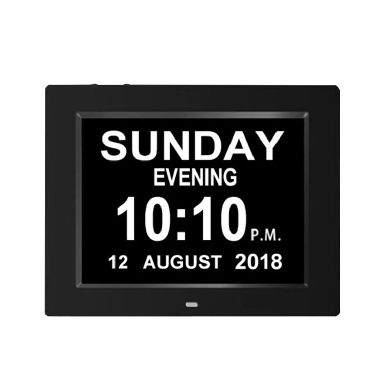 8-inch-alarm-dementia-clock-with-custom-reminders-amp-remote-control-clock-with-date-helps-memory-loss-alzheimers-eu-plug