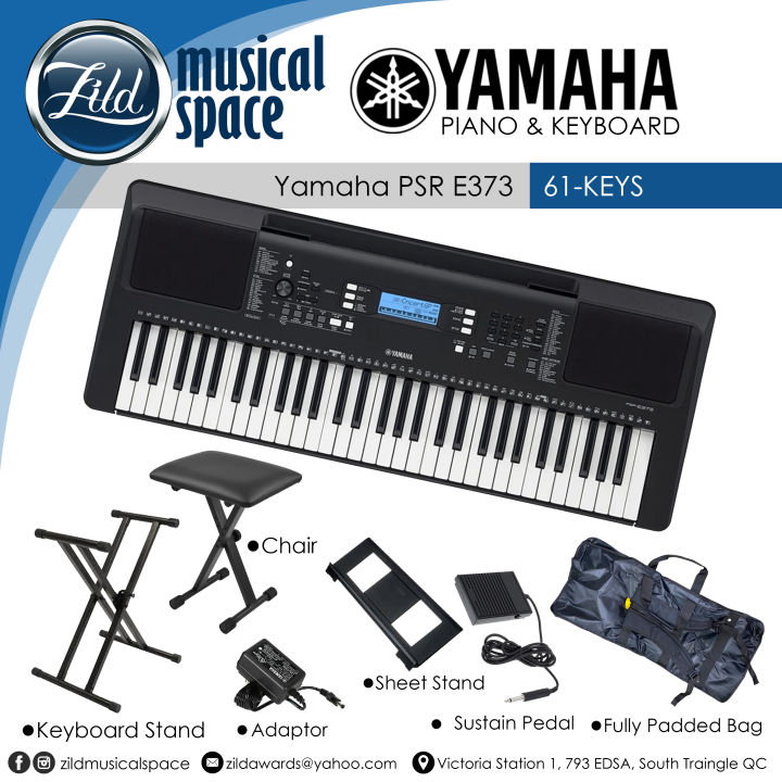 Yamaha PSR-E373 - 61-Key Portable Keyboard