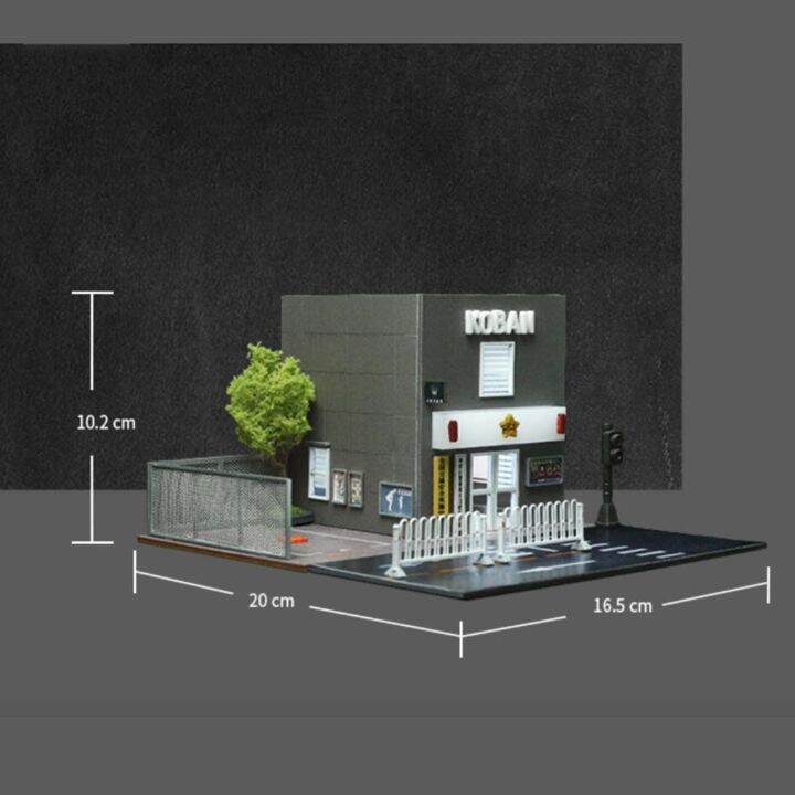 ชุดไดออรามาชุดโมเดล-koban-1-64ชุดชั้นวางรถ-diecast-diy-สำหรับบ้านตุ๊กตาอุปกรณ์เสริมยานพาหนะการจัดวางรถไฟแบบจำลองการจัดเก็บแบบจำลอง